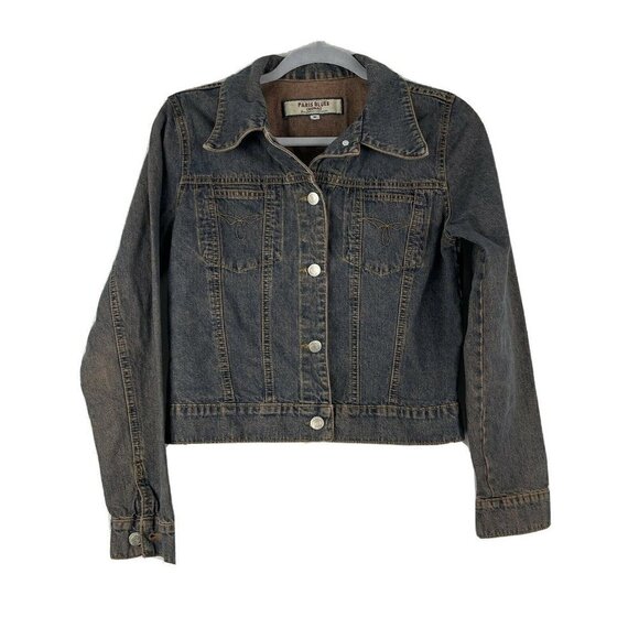 Paris Blues Denim Jacket Juniors Size Medium - Picture 1 of 9